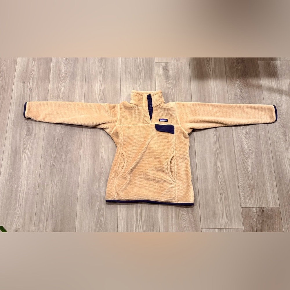 Patagonia Retool Peach Blush Snap-T Pullover Fleece. XS. Like New. - Picture 2 of 5